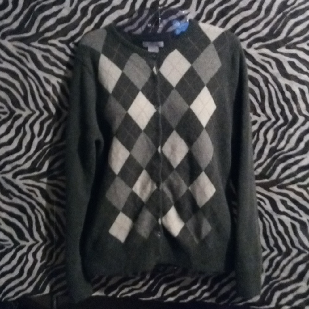 Plaid sweater